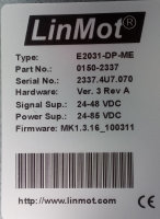 LinMot Dual Axis Motion Controler E2031-DP-ME