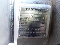 Braunschweiger flame filter Protego ES/TN-3-0.5-600/250/400 Detonation safety device