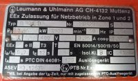 Leumann &amp; Uhlmann flange motor D90LB 1,85 KW