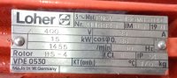 Loher EEX flange motor ENGV-180MB-04C 15 KW