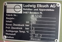 Ludwig Elkuch Wärmetauscher Stahl 37.2 390 ltr