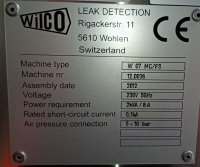 Wilco W 07 MC/FS Leak Detection System