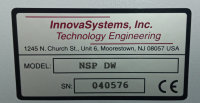 Innova Systems test station for nasal spray products NSP DW