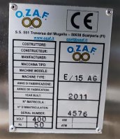 Ozaf E-15 AG Automatischer Zuführelevator mit Ozaf Automatischer Auflockerungsvorrichtung