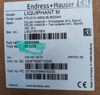 Endress + Hauser level measurement LIQUIPHANT M FTL51C-4BQLBL8G5AA