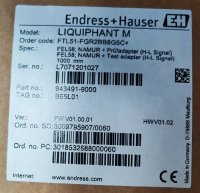 Endress + Hauser Füllstandmessung LIQUIPHANT M FTL51-FGR2BB8G5C+ NEU 1000mm