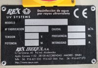 Wedeco Rex UV-Messgerät Steuerung