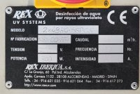 Wedeco Rex UV-Messgerät Steuerung