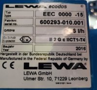 LEWA ecodos® Membrandosierpumpe Ecos EEC 0000 -15