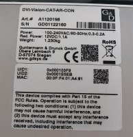 Guntermann & Drunck DVI-Vision-CAT-AR-CPU-UC