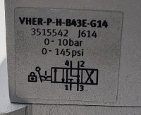 Festo control valve VHER-P-H-B3E-G14