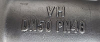 VH valve DN50 PN40 with Nobro actuator 25BMGD40n10