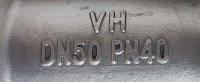 VH Ventil DN50 PN40 mit Nobro Antrieb 25BMGD40n10