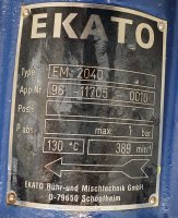 Ekato Rührwerk mit EEx Nord Motor FK32F-100 L/40 ED RD