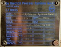 QVF Glass Separator DN200 Type 4HS-03
